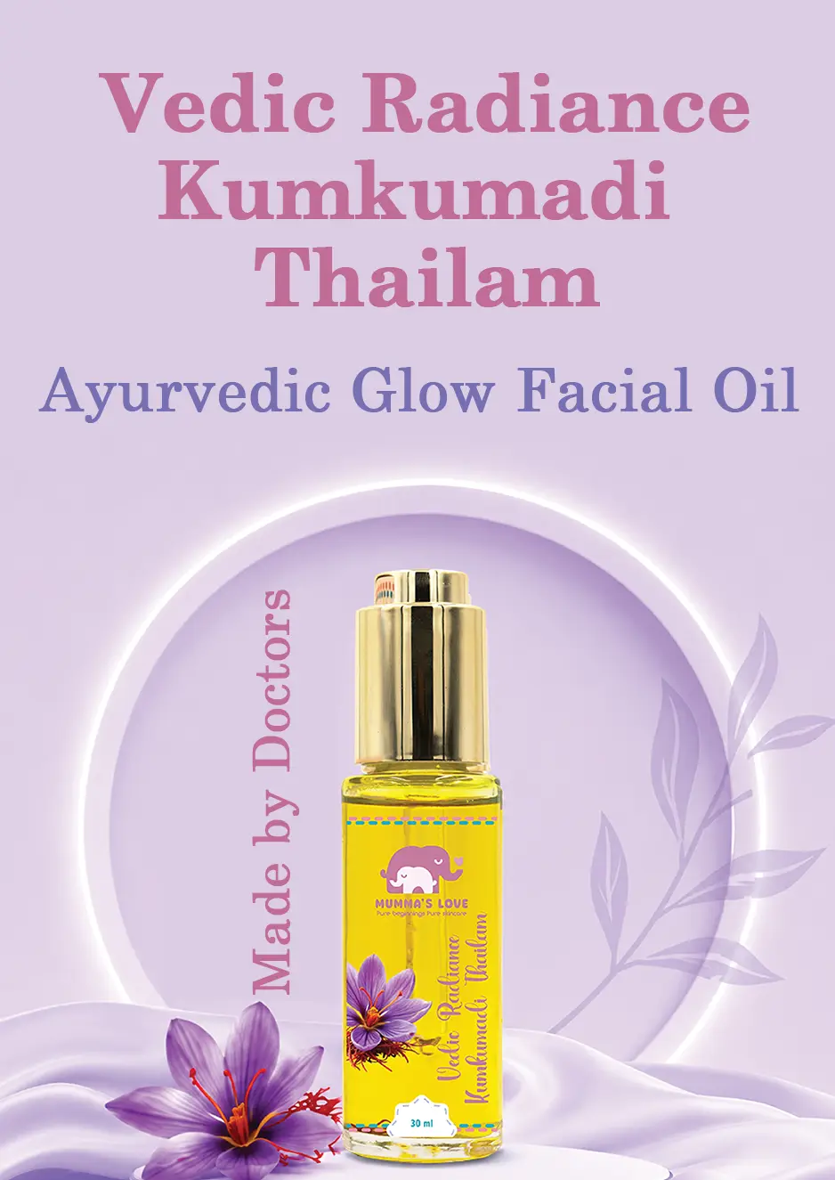 Ayurvedic Glow Facial Oil - Vedic Radiance Kumkumadi Thailam