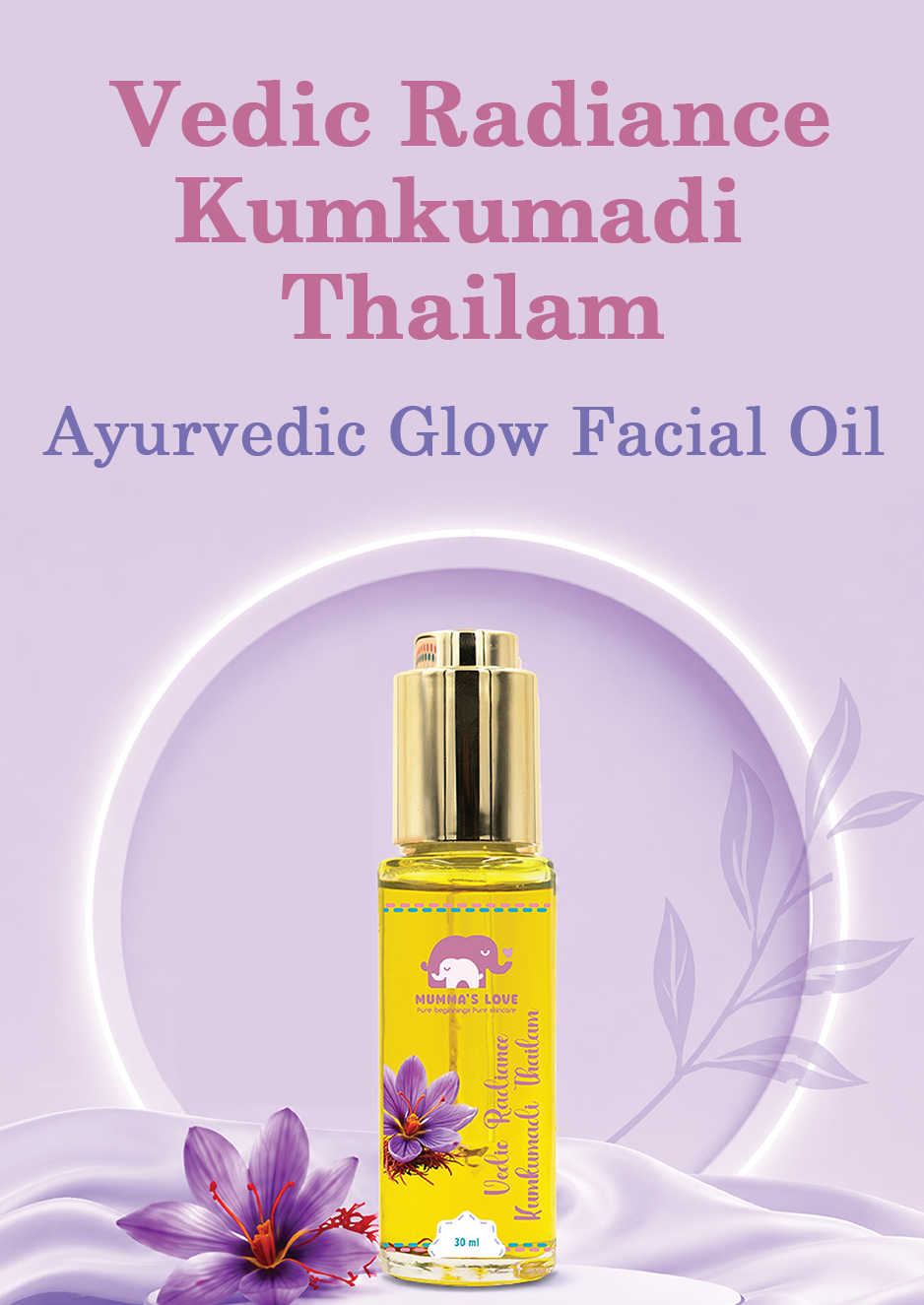 Ayurvedic Glow Facial Oil - Vedic Radiance Kumkumadi Thailam